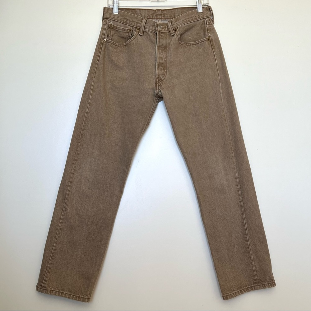 (´༎ຶ༎ຶ)(´༎ຶ༎ຶ)
Levis 501 Light Brown Latte Brown Jeans - Picture 4 of 10